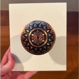 Stunning! Heavy Weighted Intricate  Door Knob!